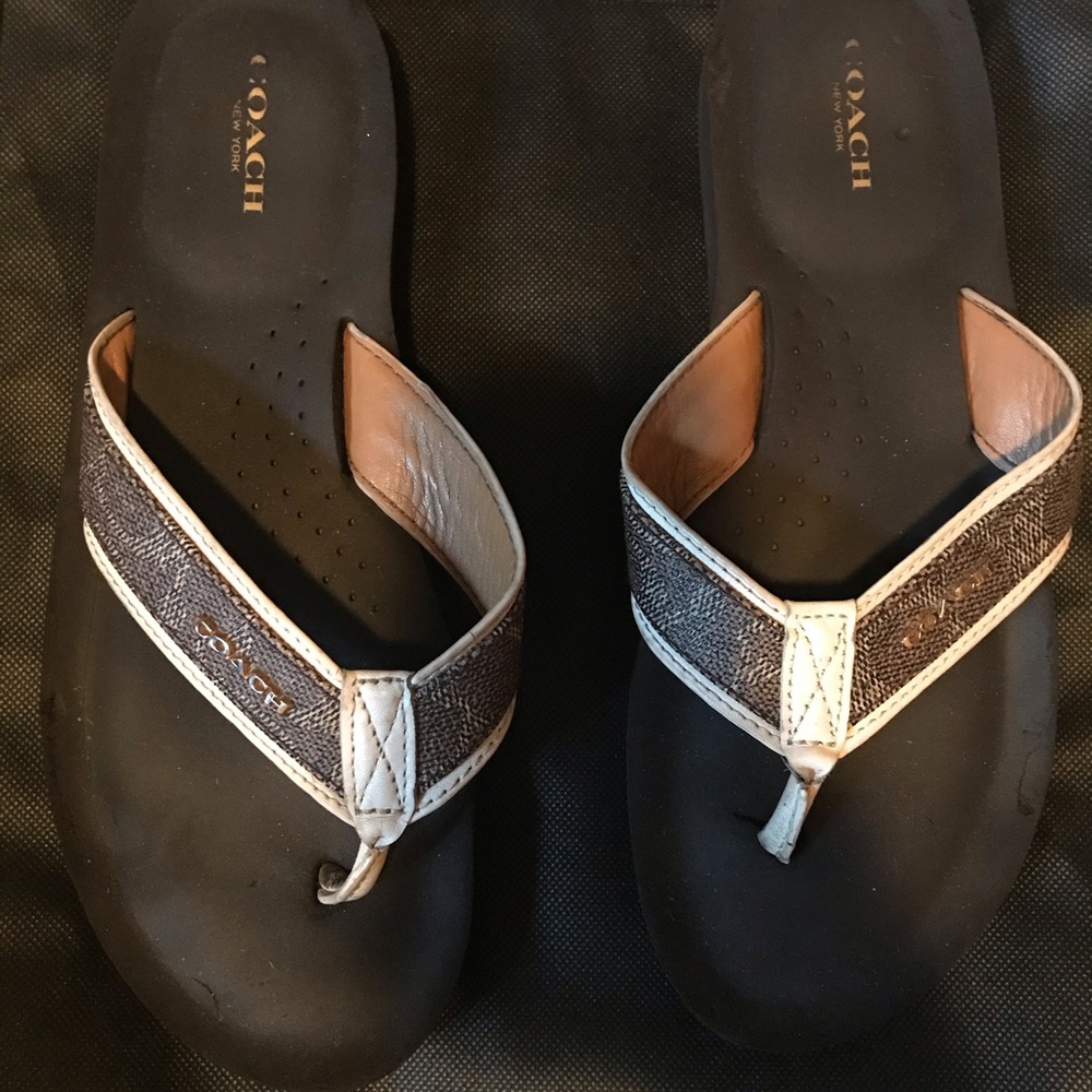 COACH JOLIE CLASSIC PRINT SANDALS